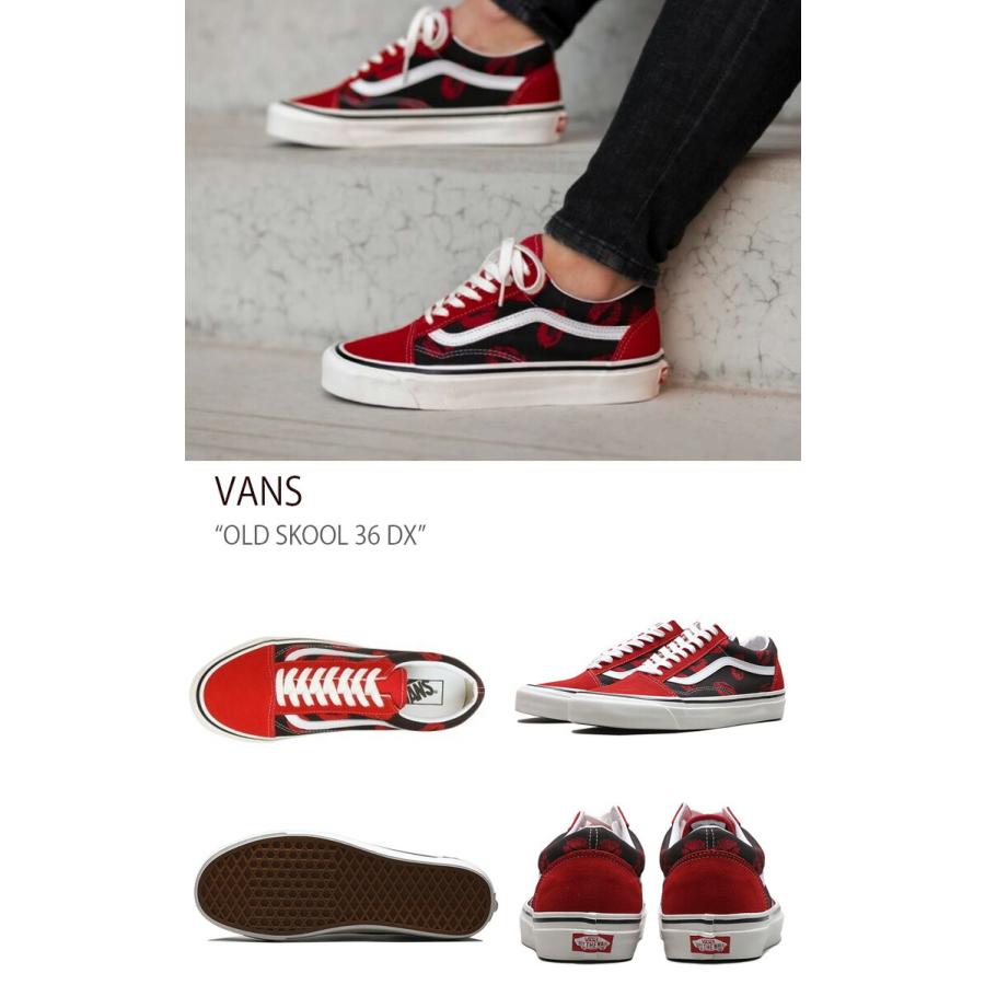 VANS バンズ スニーカー OLD SKOOL 36 DX OG RED HOTLIPS VANS バンズ スニーカー OLD SKOOL 36 DX OG RED HOTLIPS