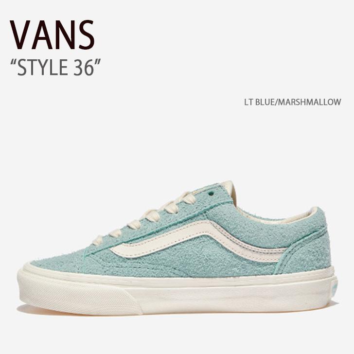 VANS バンズ スニーカー STYLE 36 LT BLUE MARSHMALLOW VN0A54F6D6L スタイル36 ライトブルー VANS（ヴァンズ） バンズ スニーカー STYLE 36 LT BLUE MARSHMALLOW