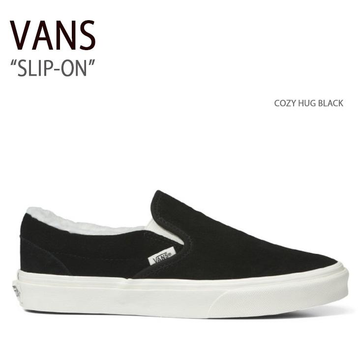 VANS バンズ スニーカー SLIP-ON COZY HUG BLACK VN0A5AO8BM8 VANS（ヴァンズ） バンズ スニーカー SLIP-ON COZY HUG BLACK