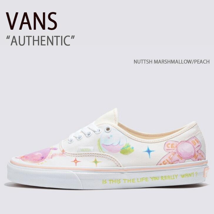 VANS バンズ スニーカー AUTHENTIC NUTTSH MARSHMALLOW PEACH VN0A5KS9CCT オーセンティック レディース VANS（ヴァンズ） バンズ スニーカー AUTHENTIC NUTTSH MARSHMALLOW