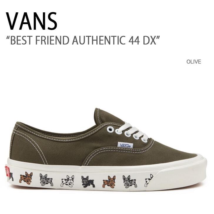 VANS バンズ スニーカー BEST FRIEND AUTHENTIC 44 DX OLIVE VANS バンズ スニーカー BEST FRIEND AUTHENTIC 44 DX OLIVE