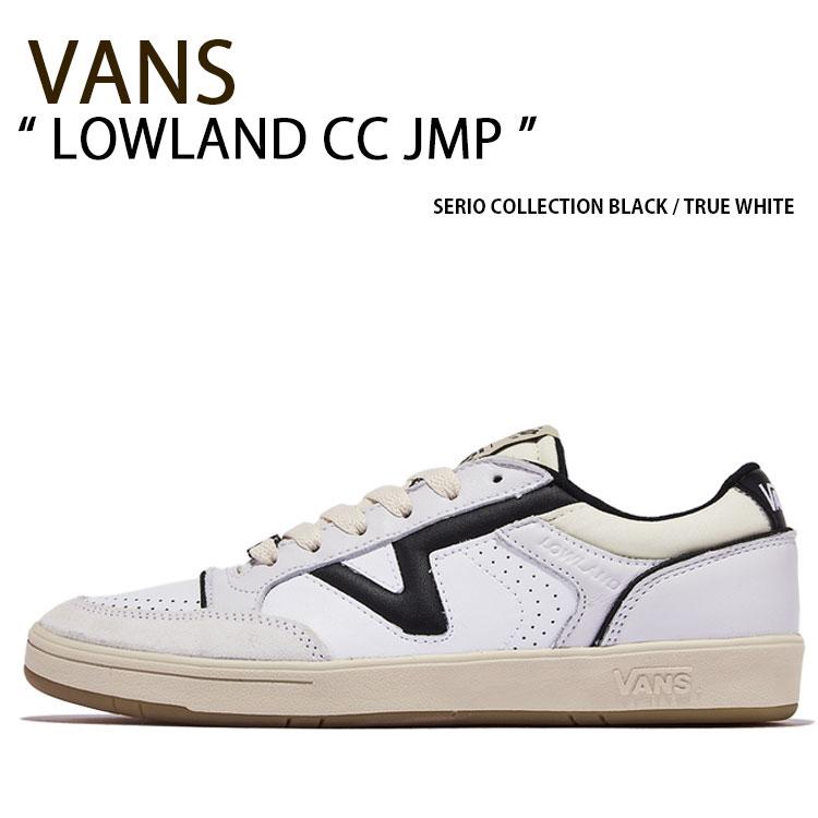 VANS バンズ スニーカー LOWLAND CC JMP SERIO COLLECTION BLACK WHITE VN0A5KYF6BT ローランドCC JMP メンズ 男性用 VANS（ヴァンズ） バンズ スニーカー LOWLAND CC JMP SERIO COLLECTION