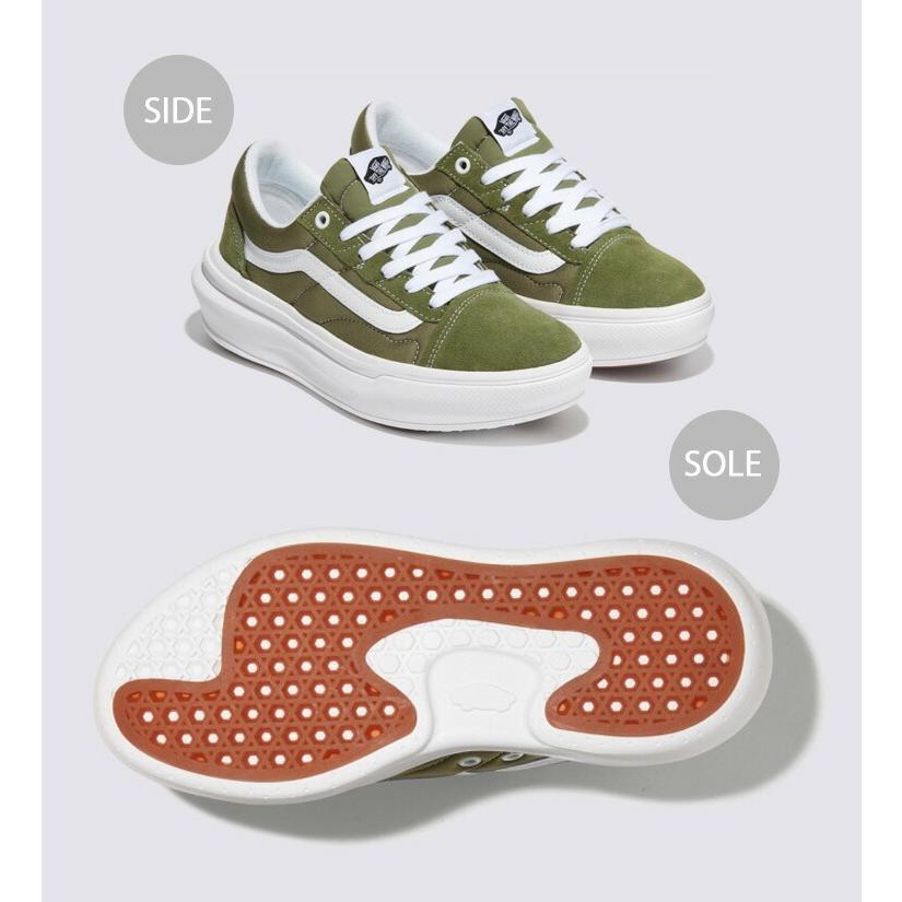 VANS バンズ スニーカー OLD SKOOL OVERT CC LODEN GREEN VN0A7Q5EZBF オールドスクールオーバートCC ローデングリーン メンズ レディース 男性用 女性用｜snkrs-aclo｜02