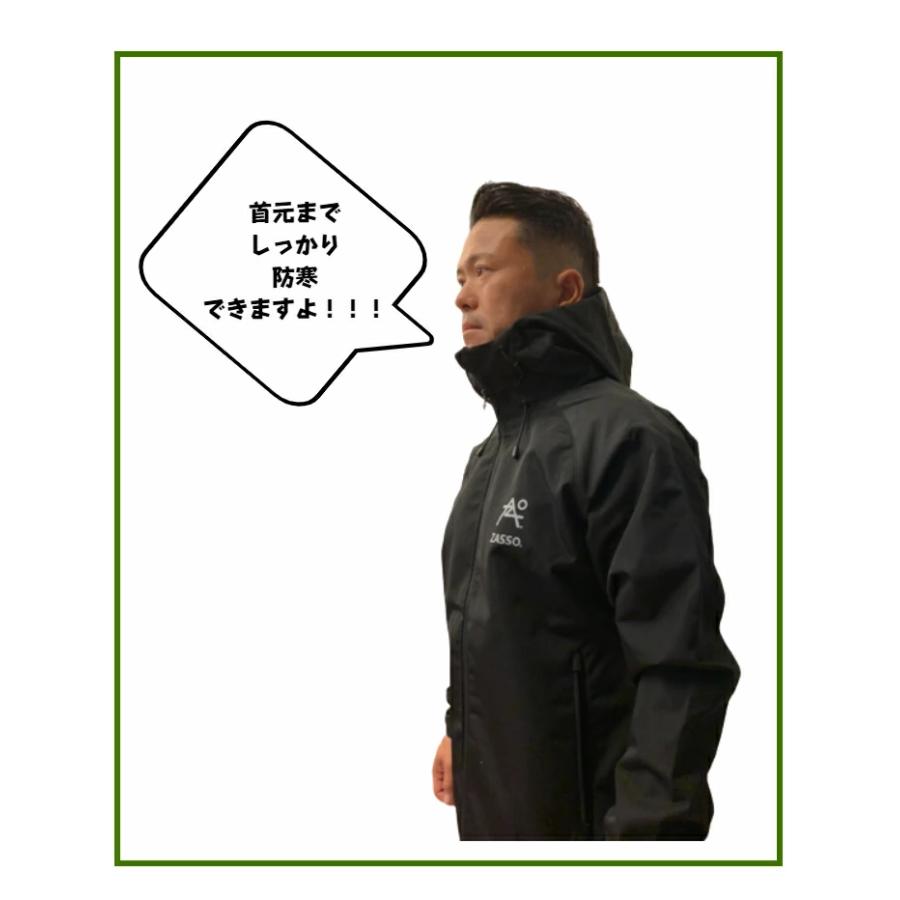 ZASSO ザッソ シェルパーカー フーディ パーカー : スノーキッチン