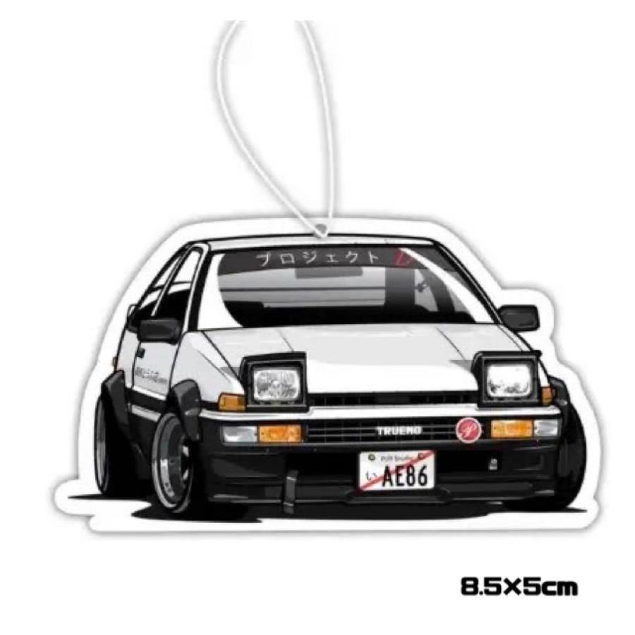 AE86 エアフレッシュナー 芳香剤 イニシャルd 頭文字d 車内