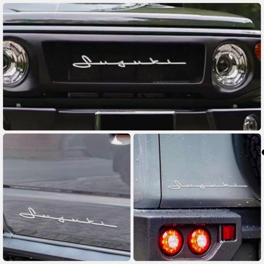 スズキ ジムニー シエラ ノマド エンブレム 立体ステッカー 筆記体