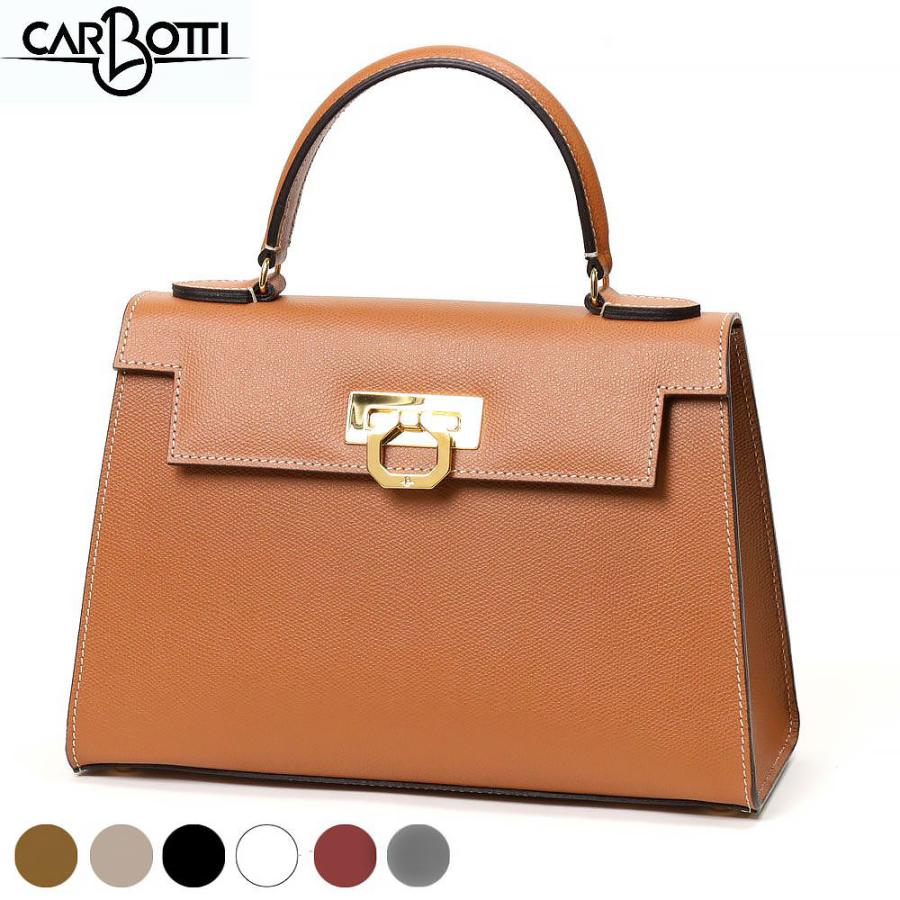 Carbotti カルボッティ レディース ハンドバッグ 本革 Carbotti カルボッティ レディース ハンドバッグ 本革