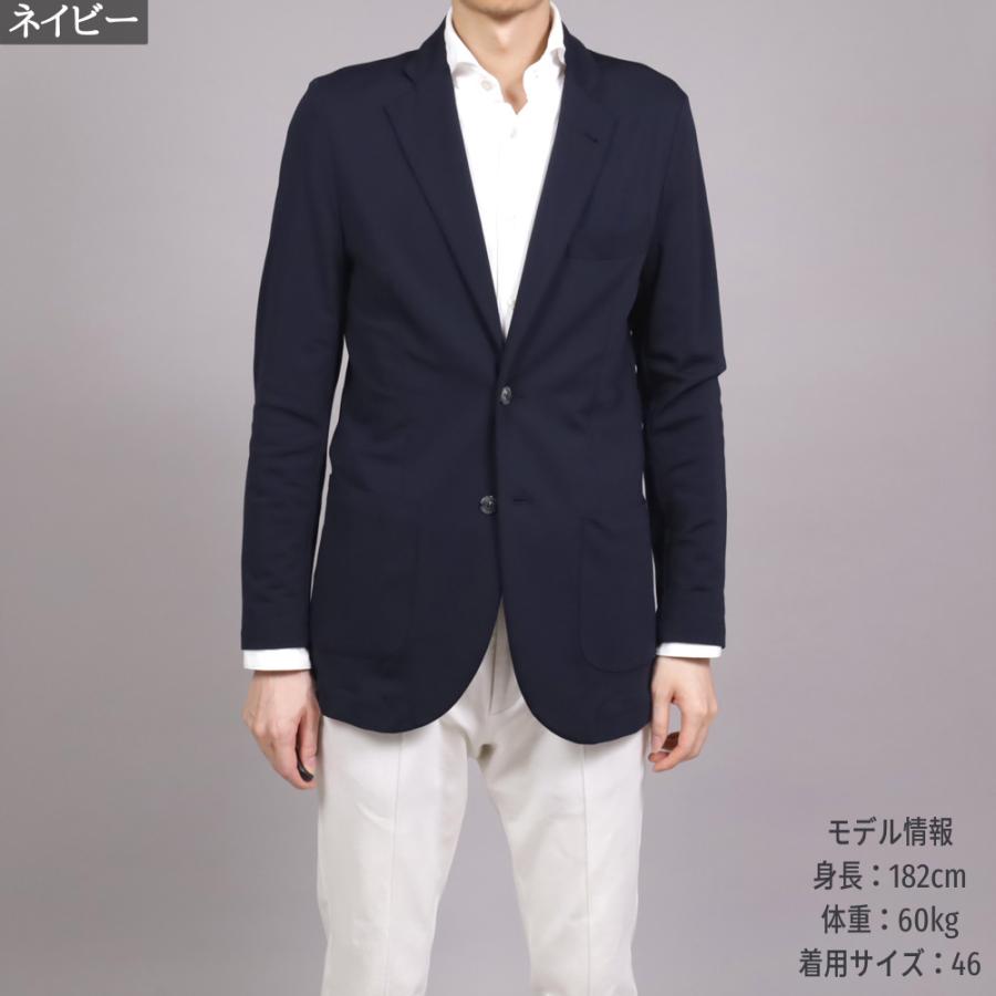 ジャブスアルキヴィオ STROZZI 春夏シルキージャージ 48サイズ ネイビー