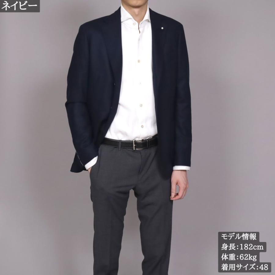 LARDINI ラルディーニ ジャケット カシミア100% 3B メンズ ネイビー  
