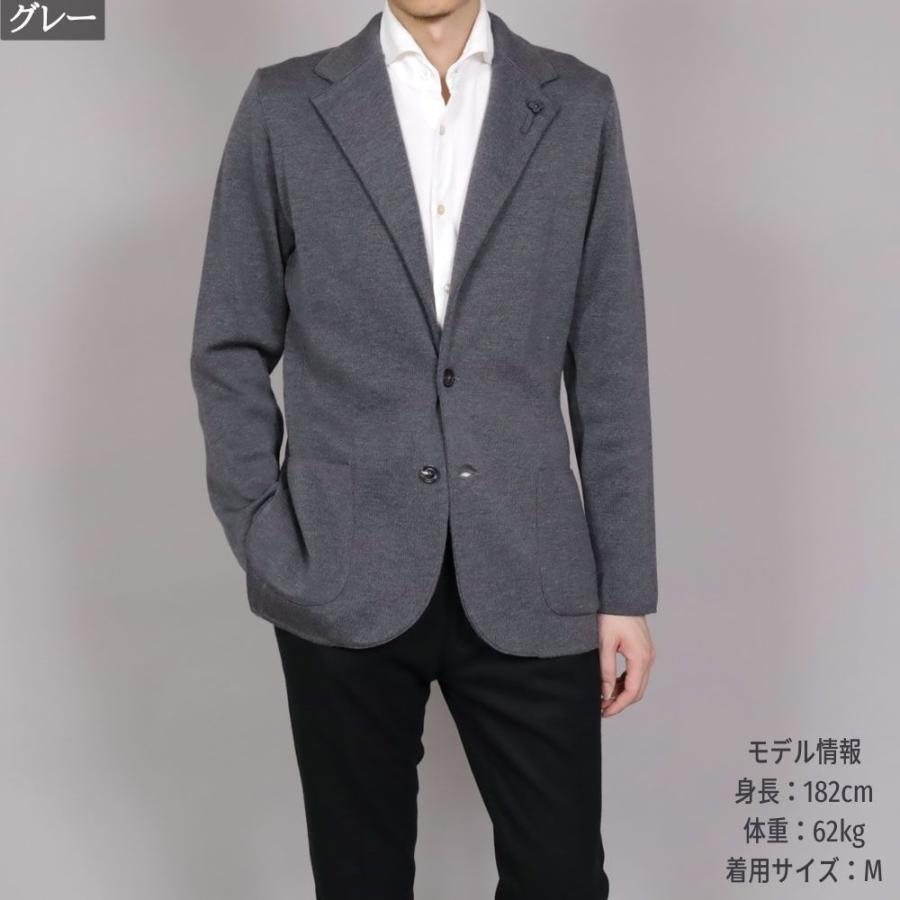 LARDINI ラルディーニ ニットジャケット ウール100% 2B メンズ LARDINI ラルディーニ ニットジャケット ウール100% 2B メンズ
