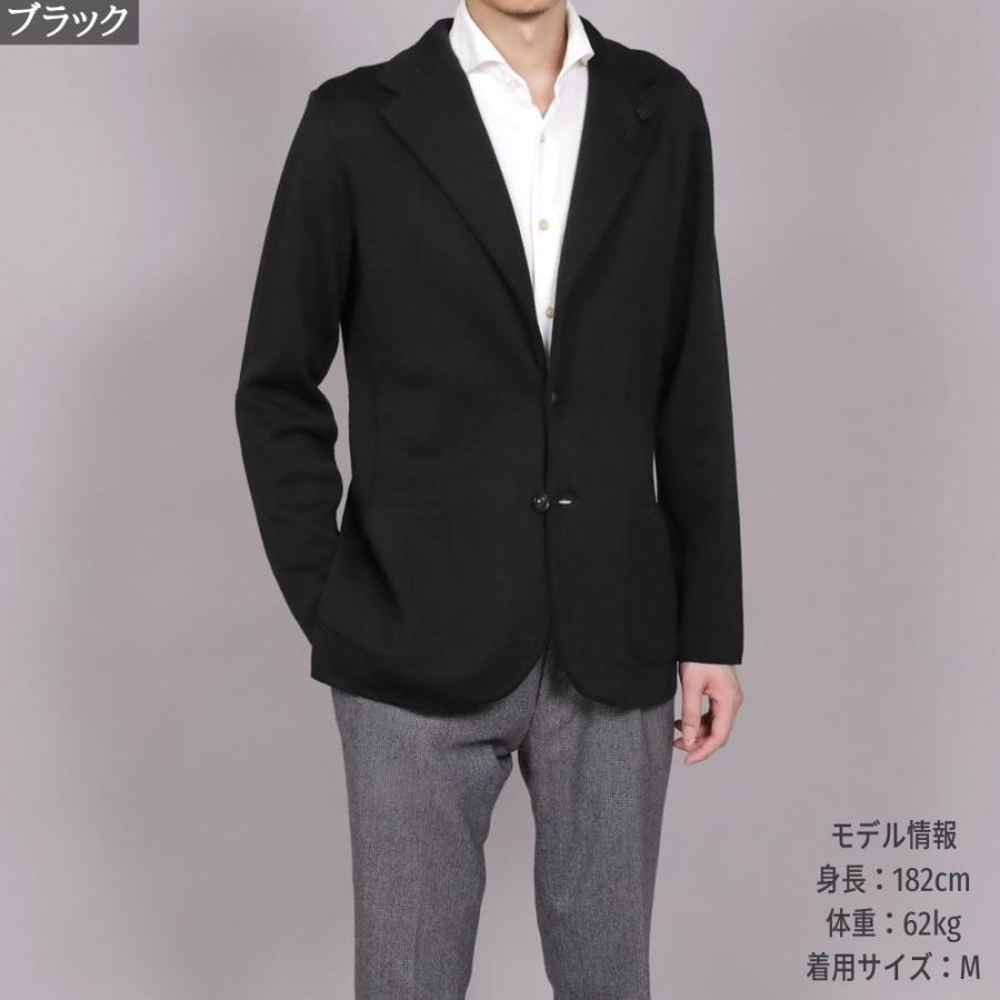 LARDINI ラルディーニ ニットジャケット ウール100% 2B メンズ LJM56J