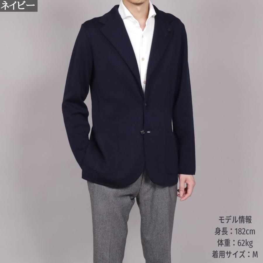 LARDINI ラルディーニ ニットジャケット ウール100% 2B メンズ LARDINI ラルディーニ ニットジャケット ウール100% 2B メンズ