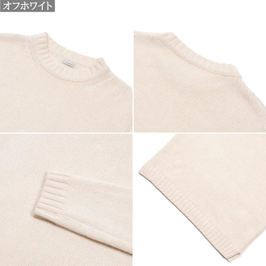 nomiamo ノミアモ カシミア クルーネック ニット ミドルゲージ エコ 