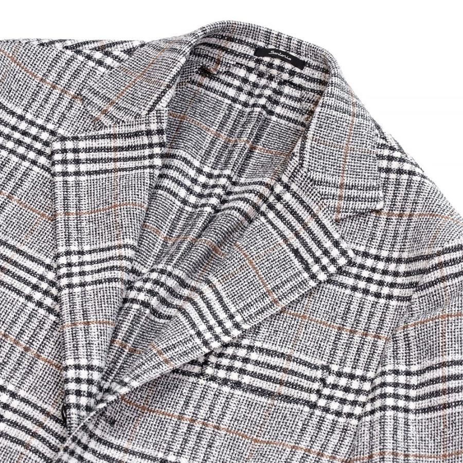 Sartorio サルトリオ IZG 3Bジャケット グレンチェック ウール Sartorio サルトリオ IZG 3Bジャケット グレンチェック ウール