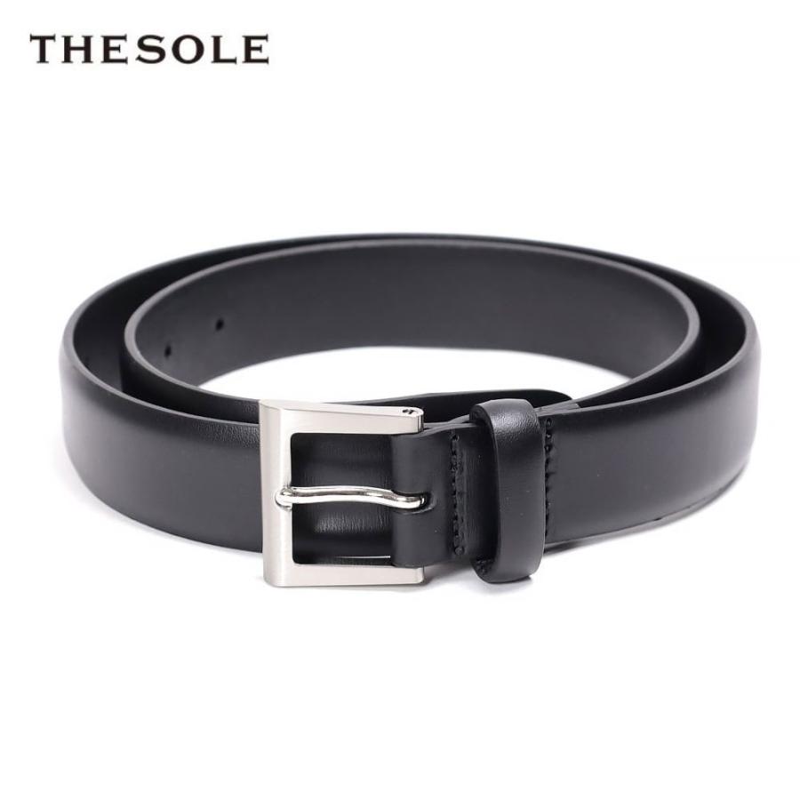 THE SOLE ザソール クラシック カーフレザー ベルト 牛革 本革 メンズ ブラック 【国内正規品】  :THESOLE-CLASSIC-CF:Snow Rabbit ヤフー店 - 通販 - Yahoo!ショッピング