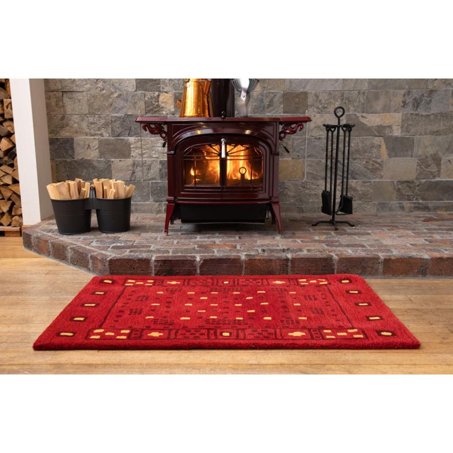 ハースラグ ラスティック レッド 52912 FIRESIDE Firesideファイヤー
