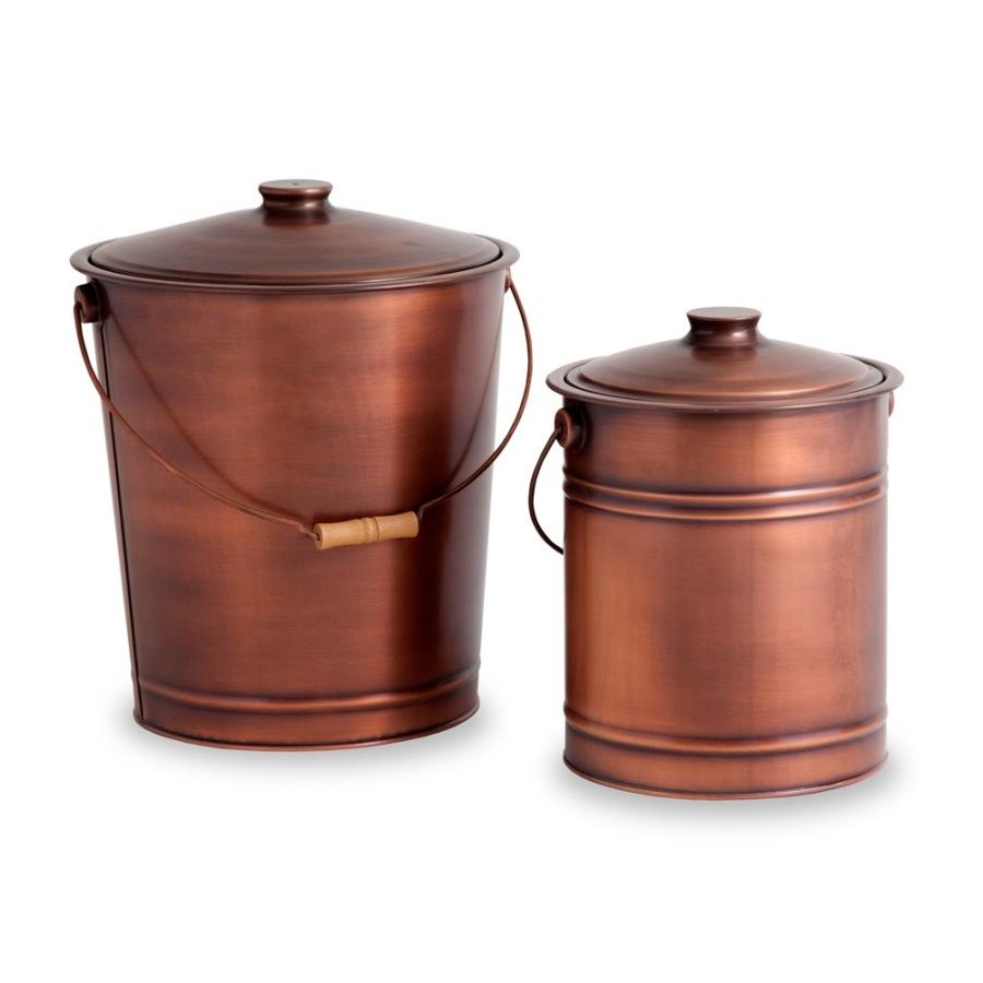 アンティーク アッシュコンテナ 小 AM2828 アラスメタル FIRESIDE