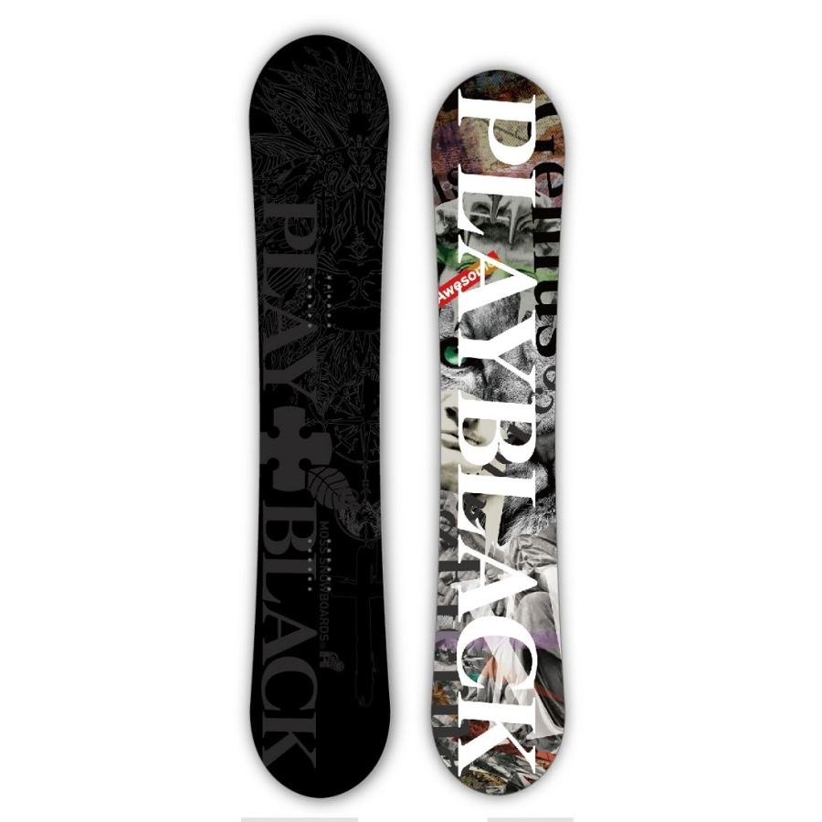 スノーボード PLAYBLACK グラフィックデザイン