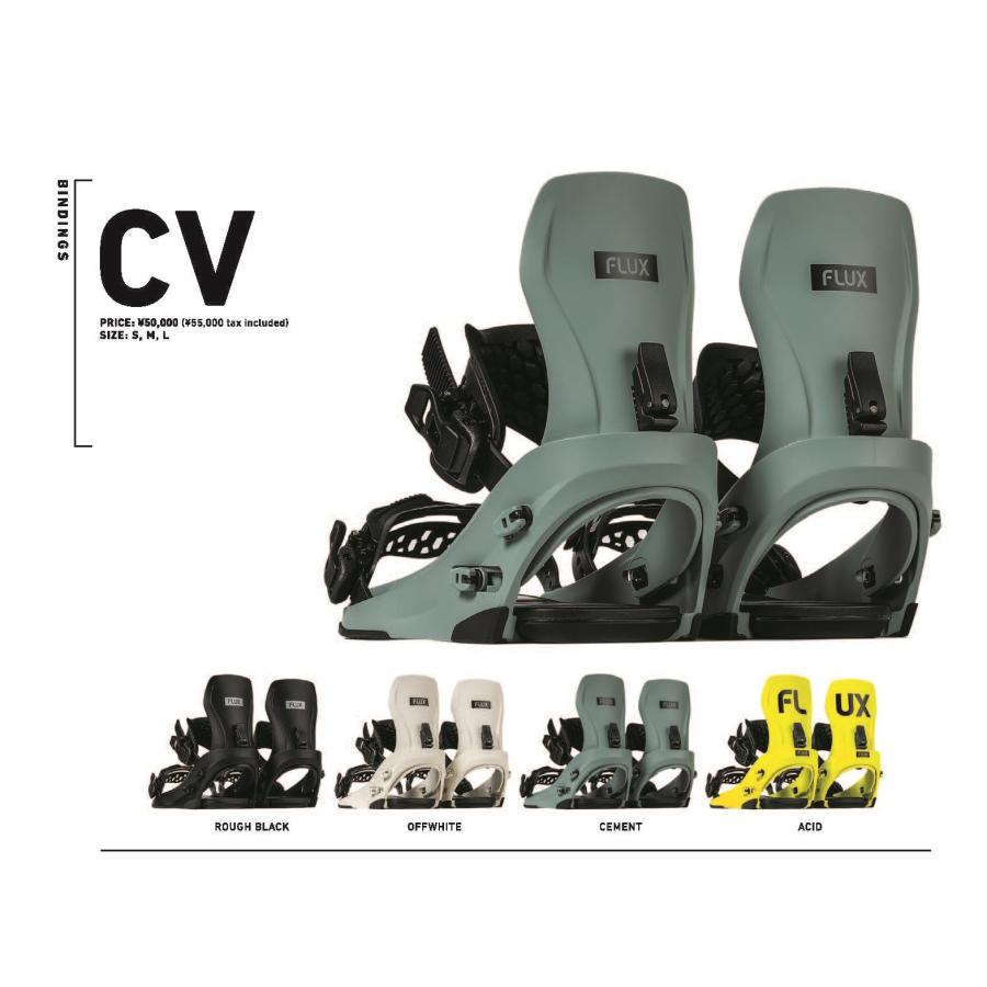 2025/2026 フラックス FLUX CV ブラック ビンディング L スノボ ビンディング FLUX フラックス CV 日本正規品 2025/2026 即納