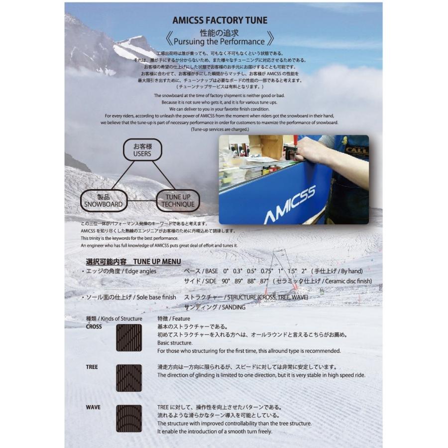 AMICSS アミックス FACTORY TUNE 早期予約開始3/25まで : SNOW WORK