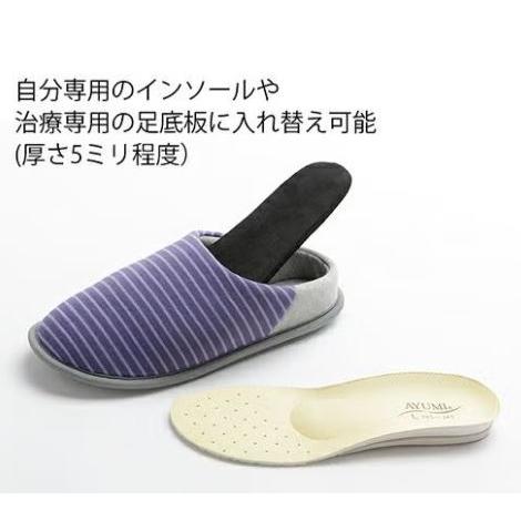 徳武産業 あゆみ チャルパーII アーチサポートインソール付スリッパ 外反母趾 扁平足 膝痛 腰痛 モートン病 足底筋膜炎 かかと痛 洗える |  | 07