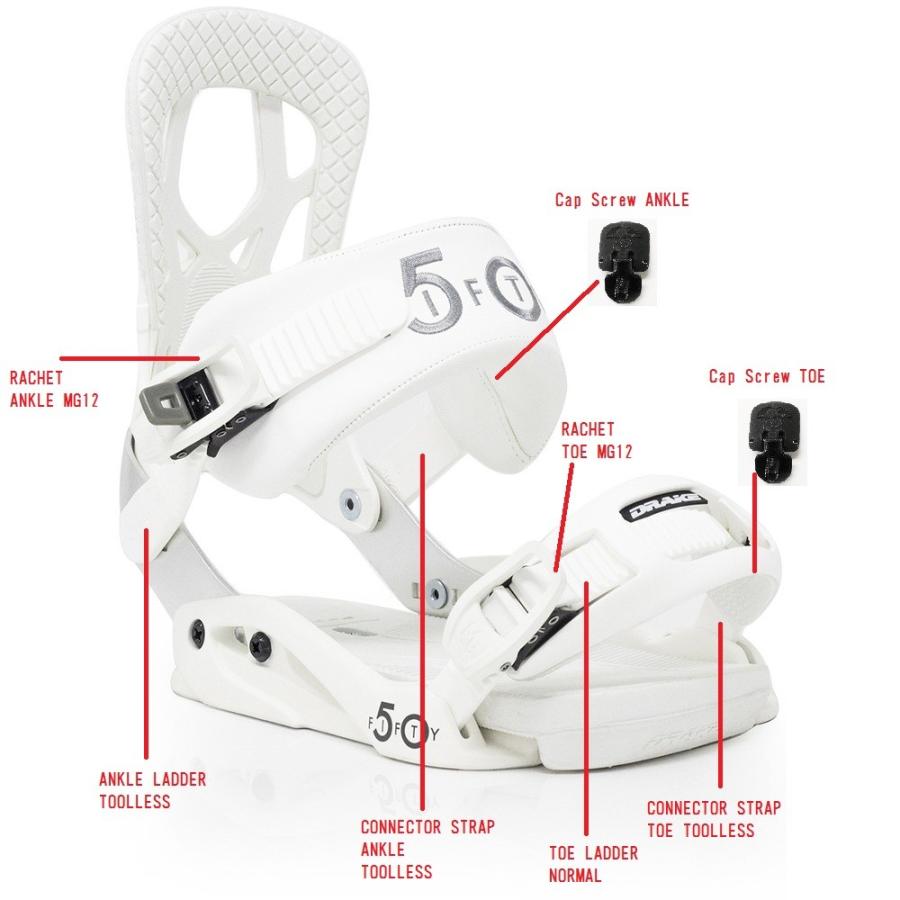 DRAKE ビンディング パーツ CONNECTOR STRAP TOE TOOLLESS / トゥコネクター ドレイク ビンディング 即納 DM便|snow-workshop|03