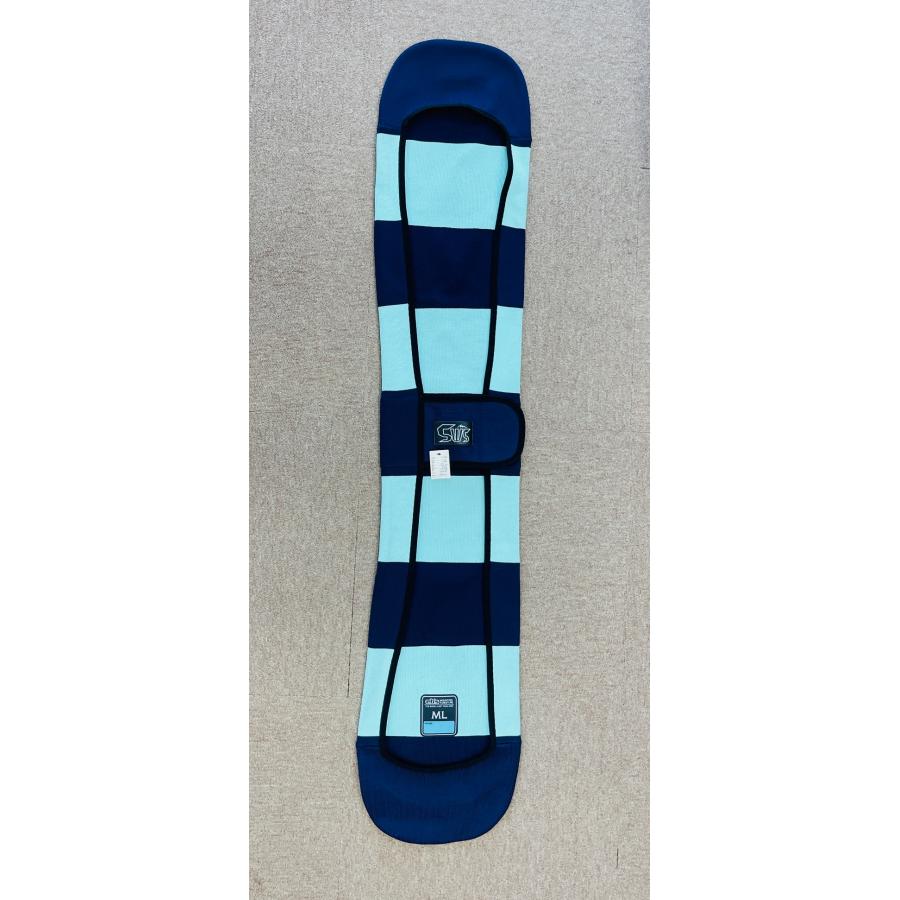 ニット製ボードカバーLONG　KNIT COVER  NAVY/MINT　XLサイズ　スノーワークショップオリジナル　エッジ錆び予防、ボード保護　即納　 |  | 01