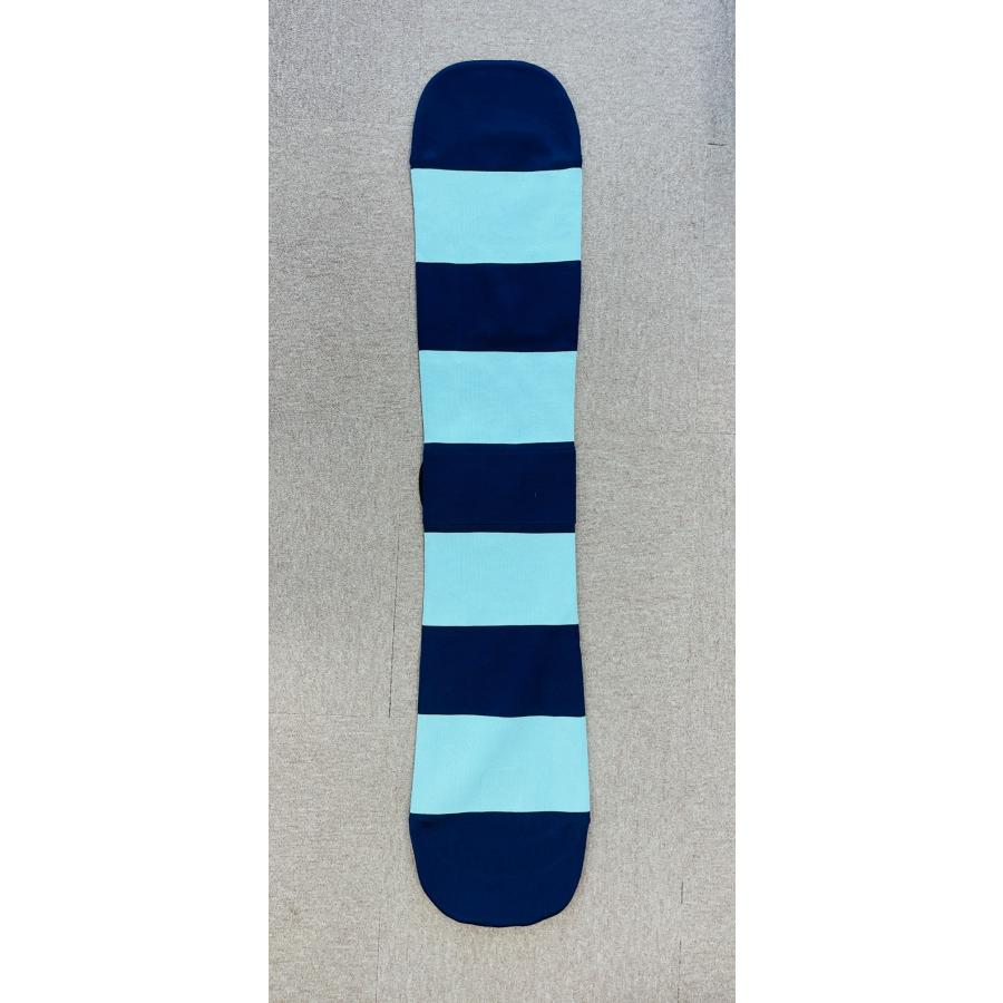 ニット製ボードカバーLONG　KNIT COVER  NAVY/MINT　XLサイズ　スノーワークショップオリジナル　エッジ錆び予防、ボード保護　即納　 |  | 02