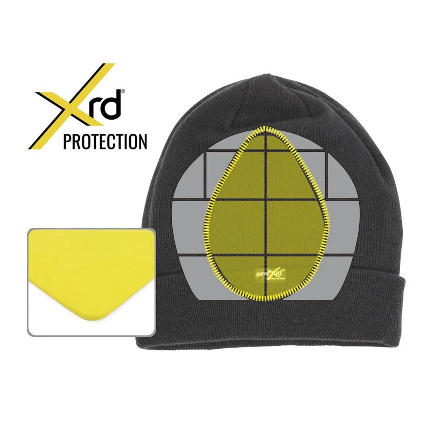 eb's【エビス】XRD BEANIE BLACK 『 XRD（R）』搭載プロテクタービニー