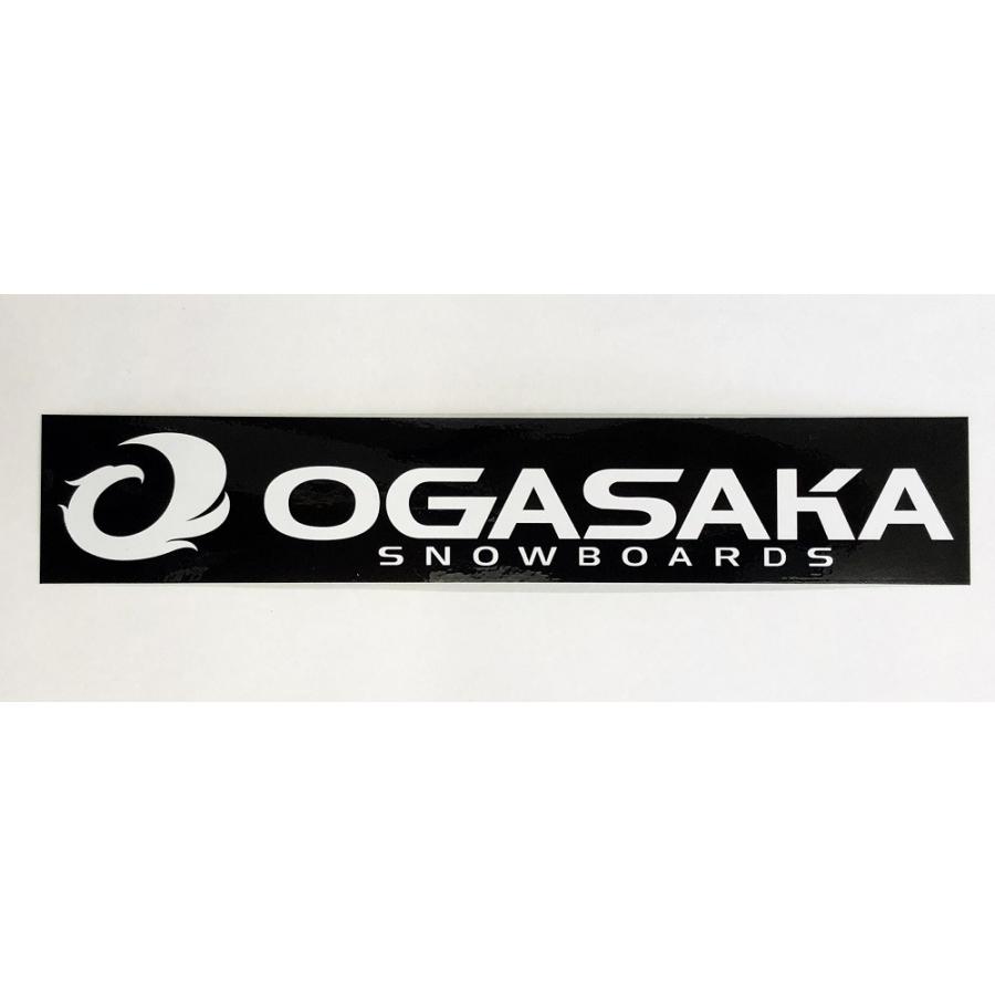 OGASAKA　オガサカ　ステッカー OGASAKA（オガサカ） 【オガサカ】ステッカー STICKER-LOGO WTITE 即納