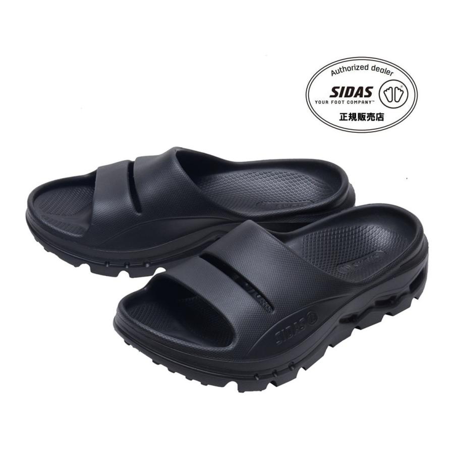 SIDAS ReCoLA サンダル　ブラック　S SIDAS 予約受付中 シダス リコラ BLACK リカバリーサンダル
