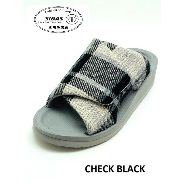 【週末限定価格】Sidas UTIPPA ブラック Lサイズ SIDAS 予約受付中 シダス ウチッパ CHECK BLACK 限定カラー リカバリー