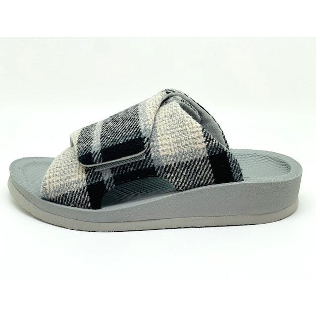 SIDAS（シダス） ウチッパ CHECK BLACK 限定カラー リカバリースリッパ