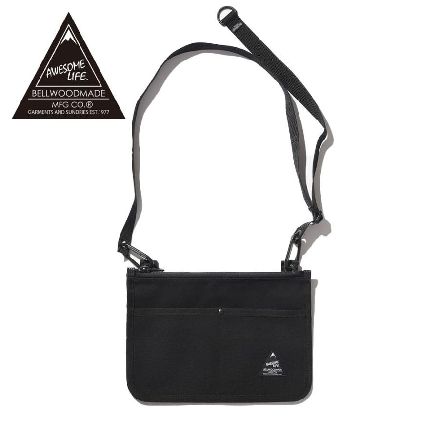 BELLWOODMADE SHAVE CANVAS BLACK ベルウッドメイド サコッシュ