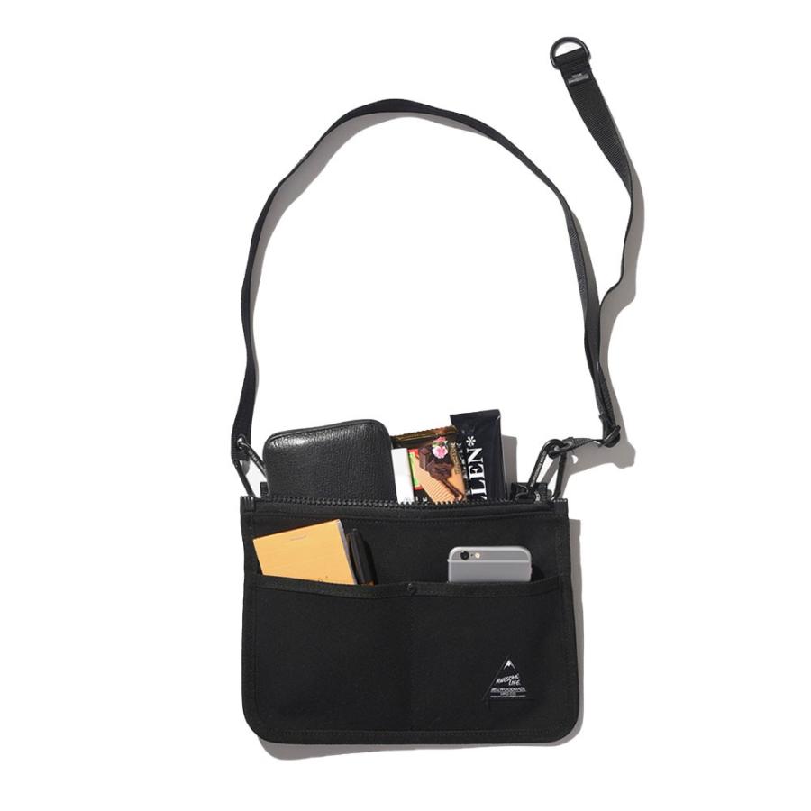 BELLWOODMADE SHAVE CANVAS BLACK ベルウッドメイド サコッシュ
