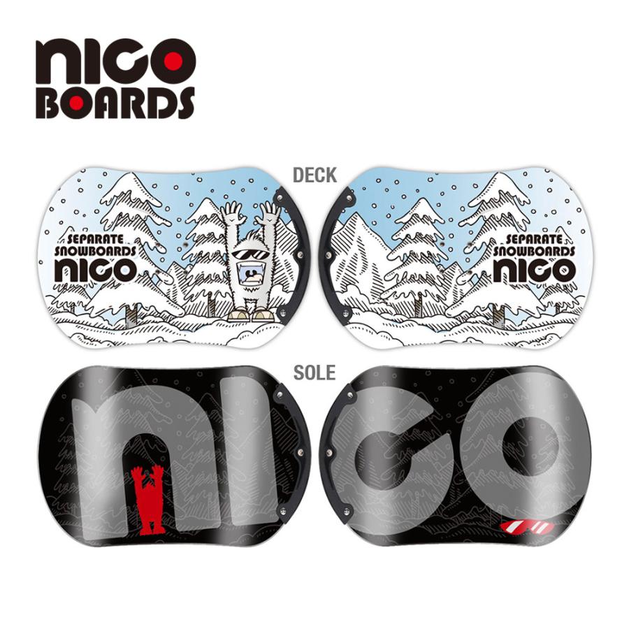 2024モデル NICO セパレートスノーボード SNOWMAN : Snow5 2024モデル NICO セパレートスノーボード SNOWMAN : Snow5