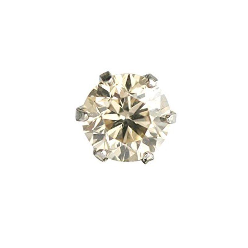 DIAMOND WORLD レディース ジュエリー PT900 ダイヤモンド ピアス 0.50ct 6本爪タイプ Light Brownカ(52860円)