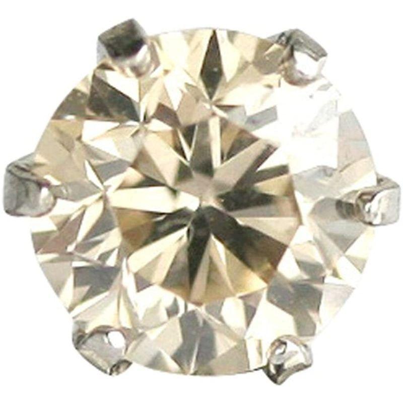 【アウトレット品】 DIAMOND WORLD レディース ジュエリー PT900 ダイヤモンド ピアス 0.50ct 6本爪タイプ Light Brownカ 【MYK1460306123】(52860円)