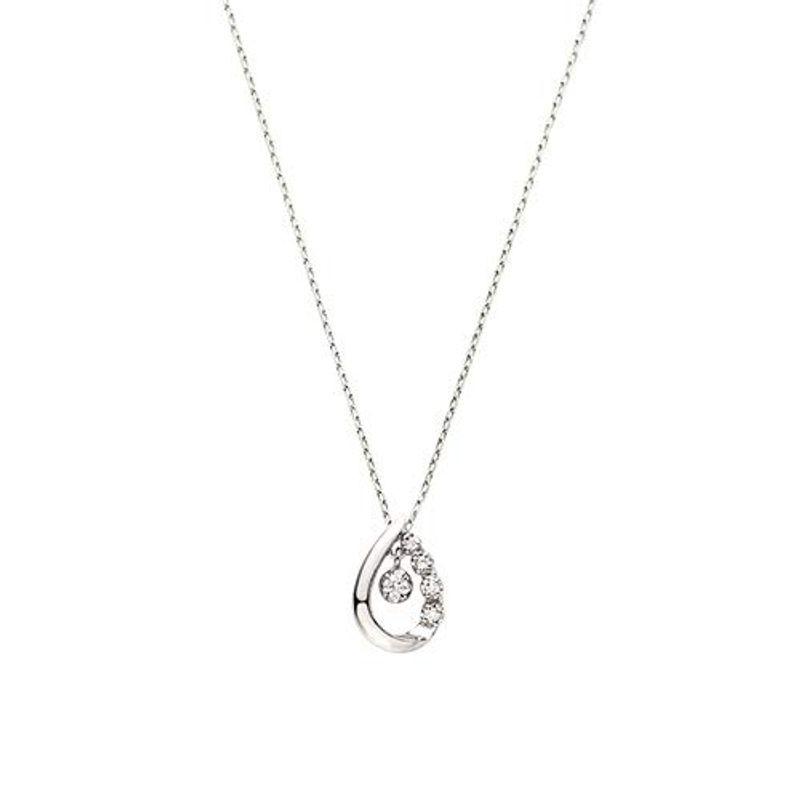 ヴァンドーム青山 VENDOME AOYAMA K10ホワイトゴールド ダイヤモンド ベーシック ネックレス AJBN137440DI