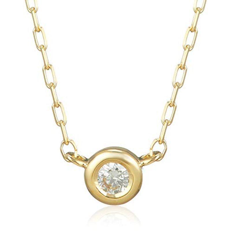 4℃(ヨンドシー) ダイヤモンドK10イエローゴールド(YG)ネックレス 111146123022