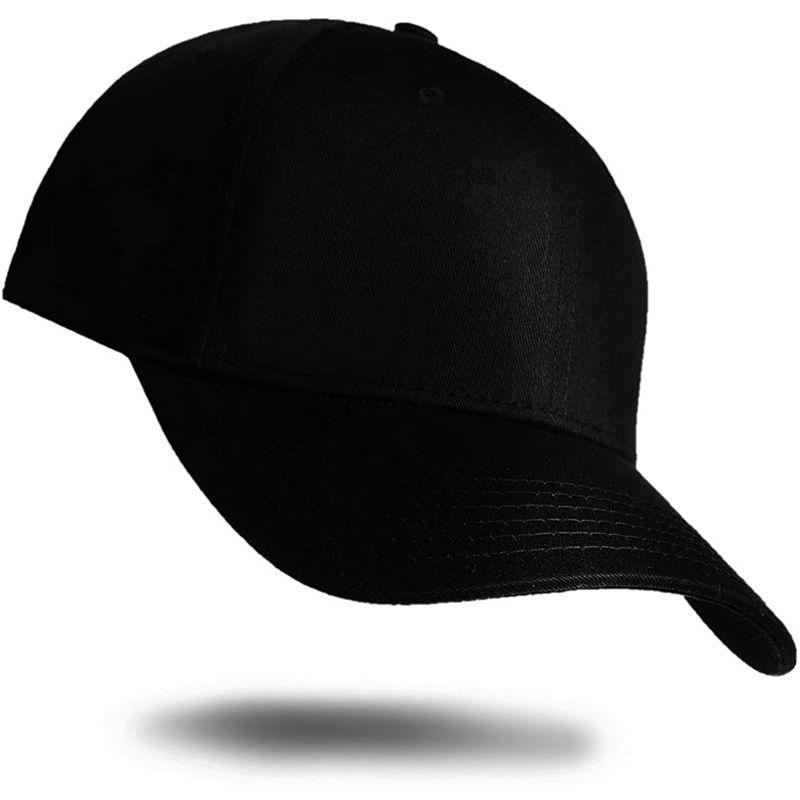 サヴィルマン UVカット キャップ メンズ 無地帽子 ぼうし cap コットン 100% ランニング スポーツ 野球帽 大きいサイズ 黒