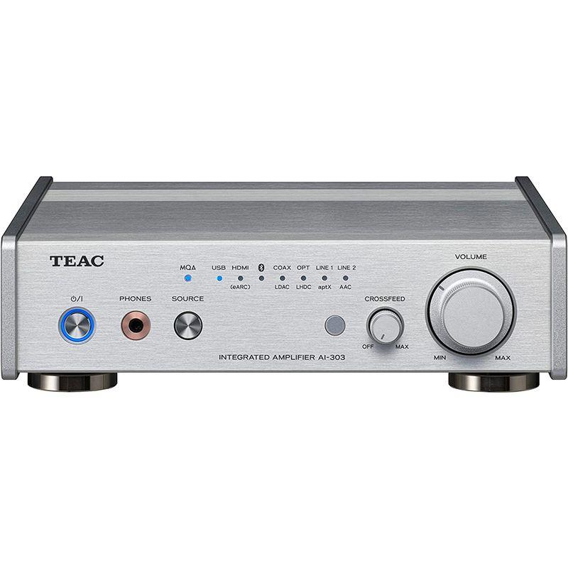 本日価格！！ TEAC(ティアック) AI-303-S シルバー USB DAC/ステレオプリメインアンプ/ヘッドホンアンプ 小型コンパクト/Blueto 【YWU1173570778】(42481円)