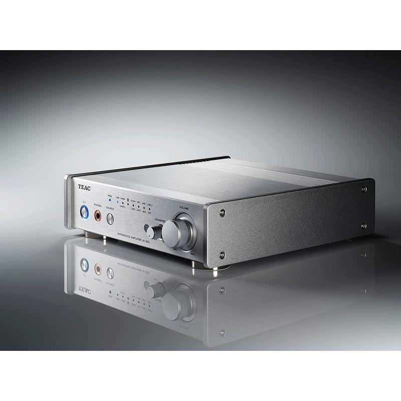 本日価格！！ TEAC(ティアック) AI-303-S シルバー USB DAC/ステレオプリメインアンプ/ヘッドホンアンプ 小型コンパクト/Blueto 【YWU1173570778】(42481円)