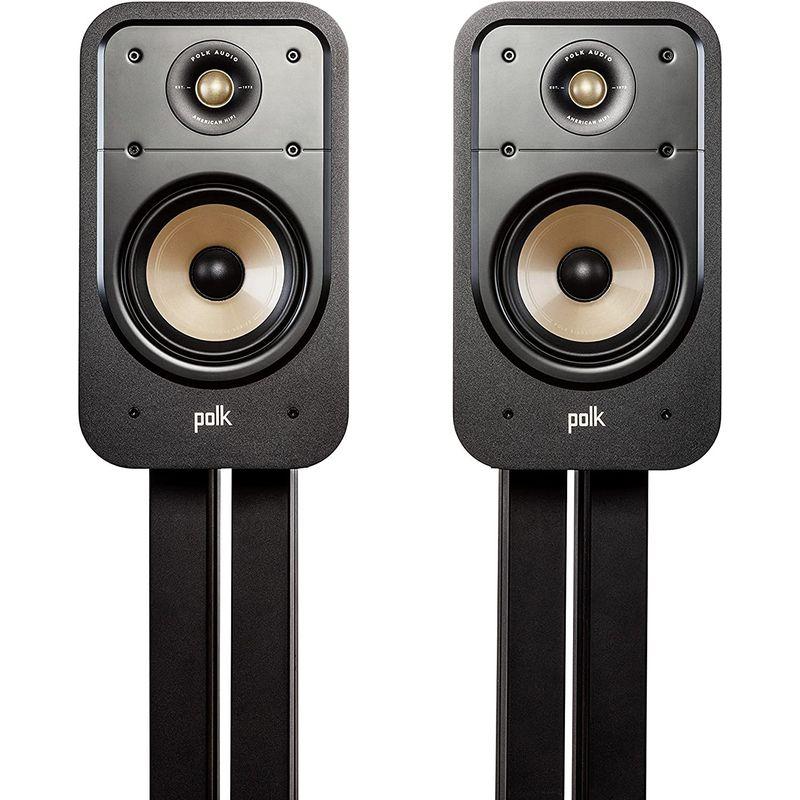 海外品 ポークオーディオ POLK AUDIO SIGNATURE ELITE ES20 ブックシェルフスピーカー ブラック ES20BLK（2台1 【5743947230】(20792円)