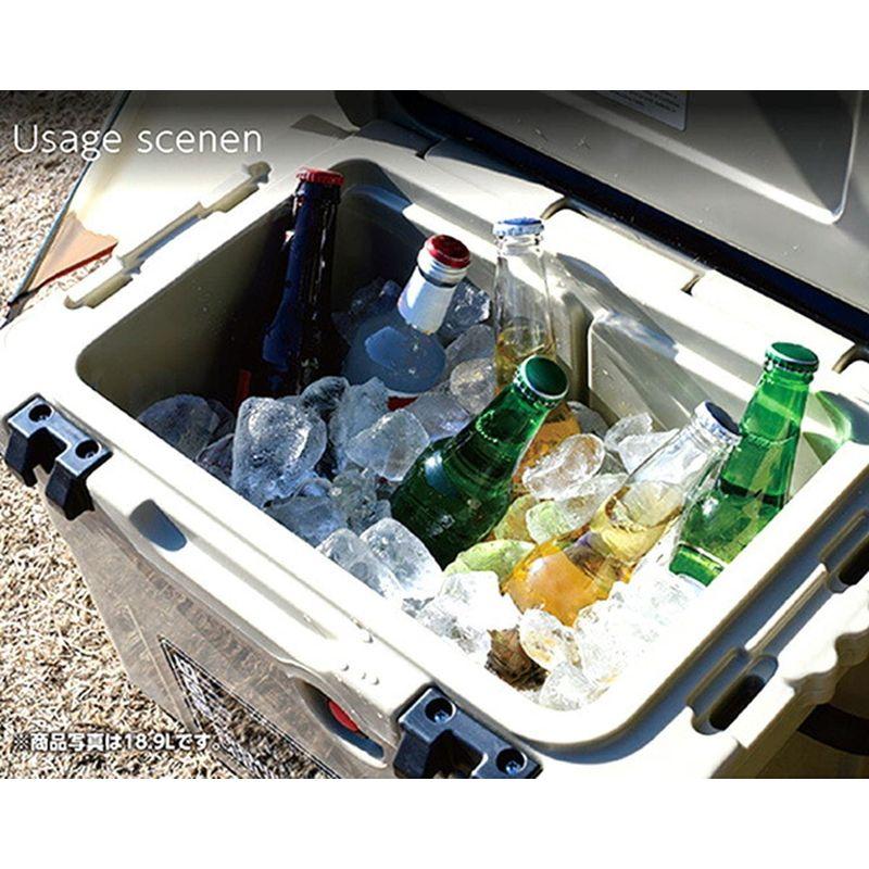 山善(YAMAZEN) キャンパーズコレクション プレミアムクーラーボックス 小型 18.9L ベージュ PCB-18.9(BE YAMAZEN キャンパーズコレクション プレミアムクーラーボックス 小型 9L ベージュ PCB BE 　