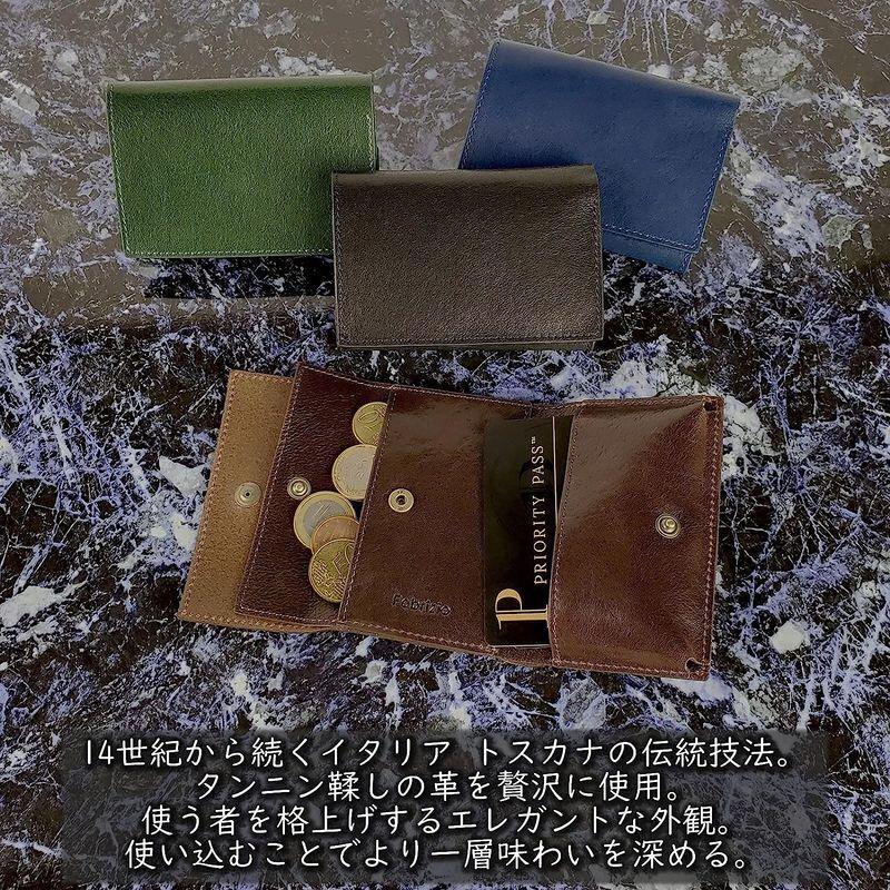 開催中 ファブリツィオ 財布 メンズ 柔らかい ミニ財布 イタリアン レディース レザー 小銭入れ 三つ折り 小さい コンパクト 使いやすい 一流の  防犯、セキュリティ用品