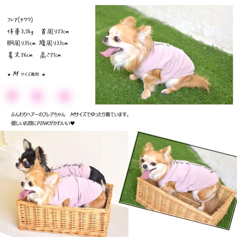 【在庫処分SALEの為返品交換不可】HAVE A NICE DAY タンクトップ ロゴタンクトップ snowdrop　バックロゴ ペット 服 犬 DOG　ゆうパケット対応 | ブランド登録なし | 07