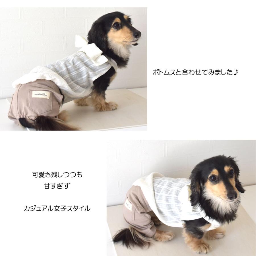 【在庫処分セールの為返品交換不可】リボン タイ ワンピース snowdrop レース チェックブラウス 涼しい 犬 夏服 キャミソール タンクトップ ゆうパケット対応 |  | 08