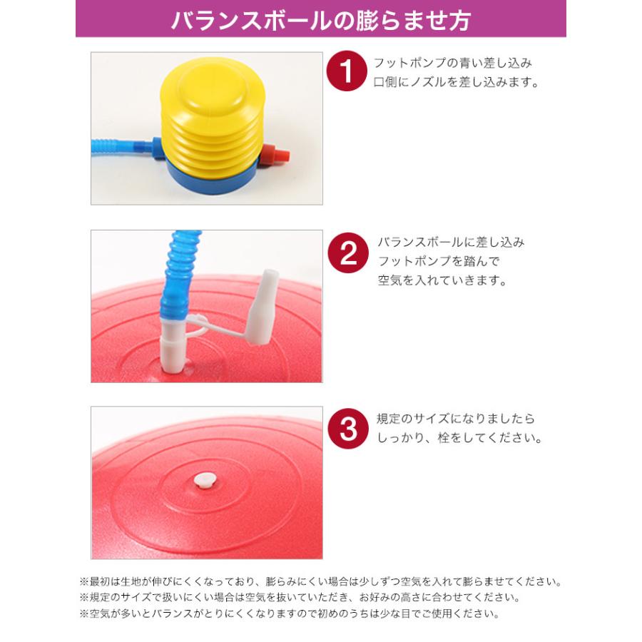 バランスボール 45cm 55cm 65cm 75cm フットポンプ付き 空気入れ 耐荷重250kg アンチバースト 椅子 ダイエット 器具 ヨガボール エクササイズ Snow Fall 通販 Yahoo ショッピング