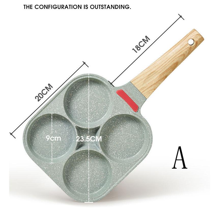 【10%OFF】グリルパン 4 穴 鍋 温度が見られます 多機能 便利な フライパン☆ キッチン 調理器具朝食 目玉焼き パンケーキ ハムエッグ メーカー 送料無料｜snowfall｜06